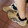 亚瑟士ASICS男鞋透气跑鞋运动鞋缓震舒适跑步鞋 GEL-CONTEND 4 灰色/灰色 42.5 实拍图