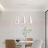 雷士（NVC）LED餐吊灯餐厅吧台灯具现代简约 白色餐吊 NDBD03A/2-005 实拍图
