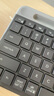 罗技（Logitech）K580无线蓝牙超薄静音键盘 办公键盘笔记本电脑手机Mac平板ipad键盘双模外接键盘薄膜便携多屏家用 超薄键盘-星空灰 实拍图