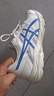 亚瑟士ASICS男鞋透气跑鞋运动鞋缓震舒适跑步鞋 GEL-CONTEND 4 白色/蓝色 44.5 实拍图