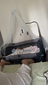 优乐博（ULOP）婴儿床多功能床可移动婴儿床可折叠拼接0-3岁宝宝摇摇床哄睡神器 婴儿折叠床[蚊帐+尿布台+床铃] 婴儿用品宝宝床折叠婴儿床 实拍图