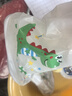牧萌儿童雨鞋套男女童防水脚套防滑耐磨水鞋学生卡通雨靴 小恐龙 M 实拍图