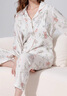 ROVO纯棉孕妇夏季月子服睡衣产后哺乳100%纯棉开衫套装喂奶专用居家服 天使兔【带胸垫】 XL（适合于140-160斤） 实拍图