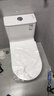 九牧（JOMOO）马桶 双旋强冲易洁无棱坐便器 防臭大管径抗菌釉面家用马桶11322 无棱九级暴风冲-脲醛抗菌11322KB 305/300mm 实拍图