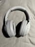 索尼（SONY） WH-1000XM4 头戴式无线耳机 蓝牙降噪耳机 网课游戏适用耳麦礼物送男女友学生 铂金银 实拍图