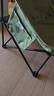 暴走怪兽户外折叠椅露营月亮椅便携钓鱼凳美术生休闲椅子躺椅导演椅超大的 冬竹青-【称重200斤】+收纳袋（设计师推荐色） 实拍图
