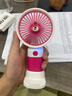 手持小风扇迷你充电水果花朵小风扇学生实用伴手礼儿童创意小礼品活动赠送小礼物 手持风扇|三档大风力|支架底座|草莓熊升级款 实拍图