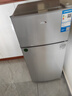 奥克斯小冰箱家用小型迷你冷藏冷冻两用出租房宿舍用节能省电寝室办公室电冰箱 【升级净化去味】48A166DW银【节能省电】 实拍图