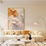 好久不见奶油风客厅装饰画抽象艺术银杏落地画沙发背景墙壁画玄关挂画 实拍图
