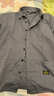 【高档免烫】宽松七分袖衬衫男士夏季休闲工装衬衣潮流百搭上衣 灰色 703 XL 【建议130-140斤】 实拍图