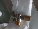 老铜匠（LTJ）燃气热水器球阀 壁挂炉球芯角阀全开大流量全铜冷热4分厨房三角阀 实拍图