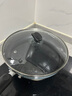 九阳（Joyoung）不粘煎锅聚油加深平底锅煎饼煎蛋煎牛排锅燃气明火专用墨峰蓝28cm 实拍图