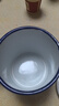 怀旧搪瓷杯经典铁茶缸带盖大号杯子办公室饭店老式带花婚庆马克杯 为人民服务 1200ml 实拍图