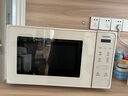 东芝（TOSHIBA）【国家补贴15%】微波炉家用小型转盘式迷你微波炉高颜值白色日式奶油风智能菜单台式复古 20L ER-XS2205CNX 实拍图