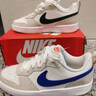 耐克（NIKE）官方NIKE COURT BOROUGH LOW 2 耐克酷菠萝大童运动鞋 HQ1189 141帆白/游戏宝蓝/白/浅土褐/峡谷绿/小径红 36 实拍图