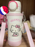 杯具熊（BEDDYBEAR）双饮保温杯男女学生大容量便携伴手礼成人水杯316不锈钢吸管杯子 海浪-Hellokitty（带杯套）500ml 实拍图