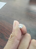 奥斯坦汀（outstanding）莫桑钻D色925银耳钉男士石奢侈高级感痞帅情人节送男女友生日礼物 莫桑石银耳钉一对 【一克拉】/赠GRA证书 实拍图