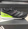 adidas ADIZERO BOSTON 9马拉松boost专业竞训跑鞋男阿迪达斯 黑色/绿色/银金属   43 实拍图
