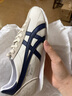 Onitsuka Tiger鬼塚虎男女款中性鞋子复古舒适运动休闲鞋男RUNSPARK 米色/蓝色-203 43.5 实拍图