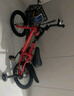 儿童自行车2-6-9岁学生车男生女生14-16寸脚踏车单车带辅助轮可坐 儿童自行车红色+后座+闪光辅轮 14寸（发货已安装85%） 实拍图