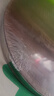 谷致正宗铁木砧板菜板实木厨房用品切菜板防霉刀板案板加厚菜板子 直径 33CM  整块铁木 钢圈款【加厚4公分】（带提手） 实拍图