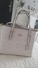 蔻驰（COACH）【品牌直供】女士中号手提单肩包CV965IMXU5 白色 晒单实拍图