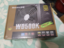 航嘉（Huntkey）WD500K 金牌500W电脑电源（80PLUS金牌/单路40A/全电压/LLC+SR+DC-DC/智能温控/apex英雄） 实拍图