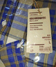 无印良品（MUJI）男式 马德拉斯格纹纽扣领短袖衬衫男士衬衣外套纯棉全棉 AC1W8A4S 藏青色格纹 M （170/92A） 实拍图