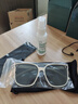 白小奢太阳镜【米白框竖钉】227 墨镜男女款遮阳旅游户外司机开车眼镜 实拍图