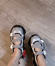 FILA 斐乐官方女鞋FRAGOLA摩登凉鞋夏季新款时尚休闲草莓凉鞋子 燧石灰/冰灰-EI 36 实拍图
