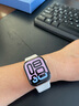 Apple/苹果 Watch Series 10 智能手表GPS款42毫米玫瑰金色铝金属表壳淡桃粉色运动型表带S/M MX1R3CH/B 实拍图