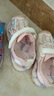 鸿星尔克（ERKE）童鞋男女大小童包头凉鞋儿童魔术贴户外沙滩鞋纯净粉/微晶白27 实拍图