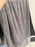 三利浴巾10A抗菌抗阴干男士洗澡专用吸水速干不易掉毛大人女生浴巾 灰 实拍图