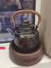全度玻璃提梁壶家用小型电陶炉煮茶器烧水壶大容量保温玻璃茶壶 提梁壶（烟灰色）+康米电陶 实拍图
