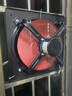 红双喜（RED DOUBLE HAPPINESS）厨房排气扇16吋大风力方形加强型工业排风扇金属铁强劲大功率墙壁窗式油烟换气扇抽风机ZM 12寸7叶单网【窗墙孔距298mm*298mm】 免打孔/赠扎 实拍图