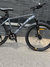 卡布达山地自行车铝合金升级款成人变速越野锻炼身体通勤车青少年 铝合金材质-曜夜黑-快拆前轮 22英寸（身高130-145CM） 24速-送11件骑行大礼包 实拍图