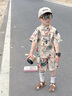 G.DUCKKIDS小黄鸭童装哪吒衣服男童套装夏季薄款帅气儿童汉服男孩古风两件套 图片色 120 建议5~6岁【110-120cm】cm 晒单实拍图