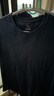 布先生春夏季短袖T恤男士纯棉小白T纯色内搭打底衫 深海蓝 3XL(190) 实拍图