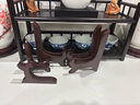 长君木歌茶饼架展示架茶架实木茶叶摆放架白茶托架普洱茶架子摆件茶饼支架 经典款4寸 摆放100g茶饼 实拍图