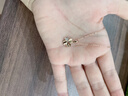 GUSKI珠宝品牌新款四叶草项链女士彩金色情人节表白生日礼物送女友老婆 幸运四叶草项链【玫瑰金色】 【品牌限定礼盒包装】 实拍图