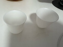 容山堂白瓷薄胎茶杯品茗杯主人杯茶碗闻香杯斗笠杯功夫茶具单杯盏 白瓷薄胎若纸品茗杯-反口杯 实拍图