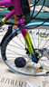 狮卡途死飞自行车成年人学生上下班代步车双碟刹减震变速越野公路赛车 30高刀-彩虹色+骑行大礼包 26寸24速直把 实拍图