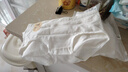 帕兰朵【A类0染棉】内裤女士4条装7A抑菌纯棉裆透气中腰白色三角短裤 L 实拍图
