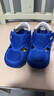 月星童鞋 日本进口学步鞋凉鞋 女童夏季镂空网面透气机能鞋男童关键鞋 蓝色 21 (内长13cm适合脚长12.5cm) 实拍图