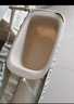 babycare尿布台多功能可折叠新生儿护理台抚触洗澡便携婴儿床-温特绿 实拍图