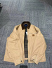 Teenie Weenie小熊男装撞色外套2025春季新款休闲翻领美式潮流夹克 卡其色 XL 实拍图
