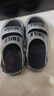 森馬拖鞋男士夏季高颜值防滑厚底踩屎感两用凉拖外穿休闲开车沙滩凉鞋 火山灰（旗舰款） 40-41 实拍图