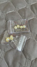 XUPING旭平首饰时尚小众设计人鱼姬仿珍珠耳钉耳饰耳夹简约日常送520礼物 黄色耳钉约8mm 实拍图