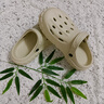 利达妮（TZLDN）轮胎洞洞鞋男士夏季厚底增高防滑防臭沙滩凉鞋eva包头拖鞋男外穿 大地色 【时尚轮胎底】 42-43 【适合41-42】 实拍图