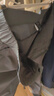 安踏（ANTA）精英商务型动裤丨锥形长裤男防晒冰丝直筒送爸爸休闲裤子 【冰肤防晒西装裤】男装灰7511-1 L (男175) 实拍图